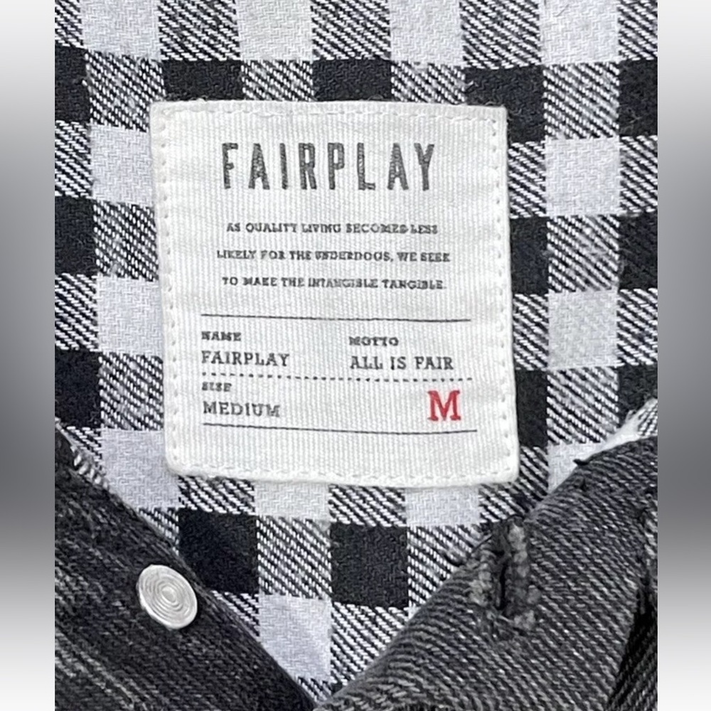 Fairplay Denim Jacket. Size: M View 5